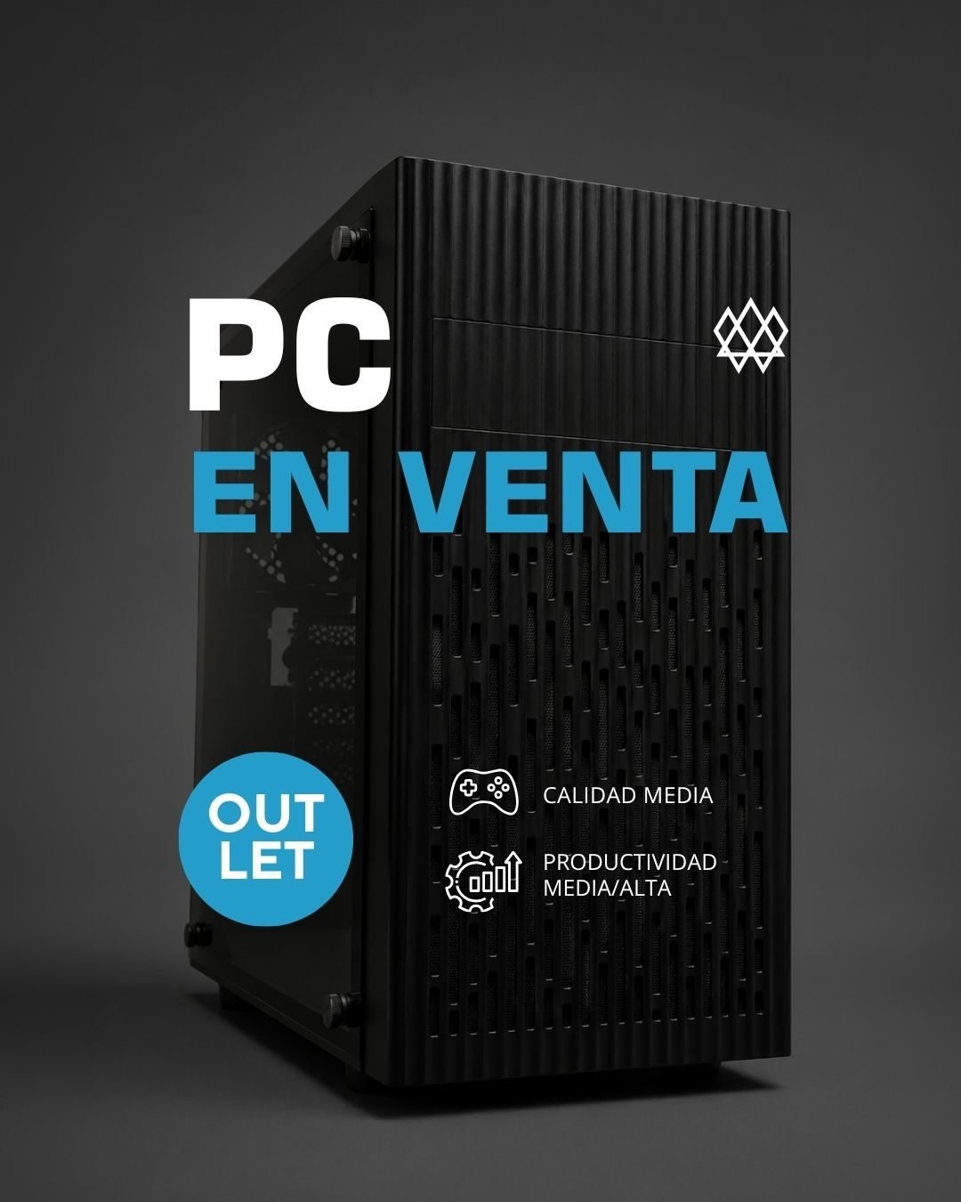 PC armada disponible en stock, lista para entregar en Villa General Belgrano